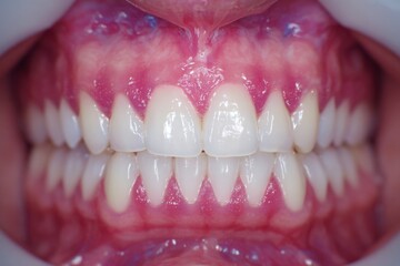 close up of teeth
