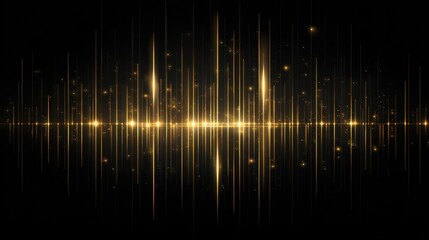 Abstract Pattern of Golden Radiance Creating a Textured Background for Artistic and Elegant Designs