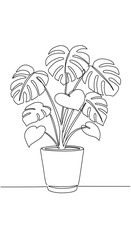 Obraz premium 線描の生命力