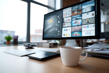 computer in the office