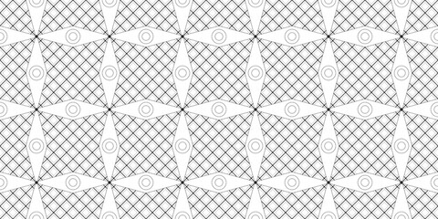 Seamless Transparent Art Deco Geometric Pattern for Background Layout Template