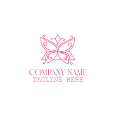 Elegant Butterfly Logo for Beauty or Wellness Brand