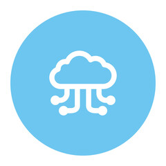 cloud icon for illustration