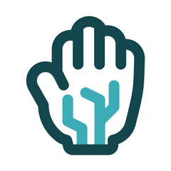 cybernetic enhancements icon for illustration