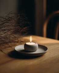 Minimalist Candle Holder Decor