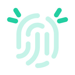 fingerprint icon for illustration