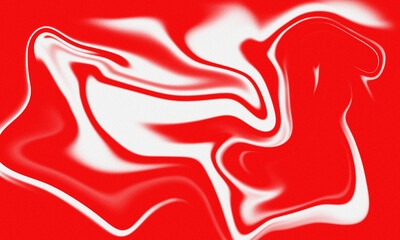Abstract graphic with red and white swirls