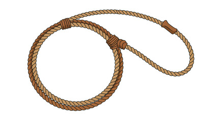 Lasso Rope with Honda and Knot Cowboy Tool.
