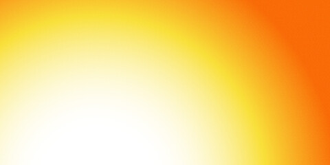 Yellow and orange gradient aesthetic abstract frame element with noise and grainy texture