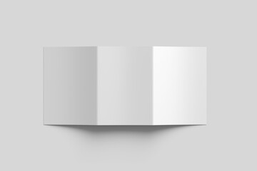 A5 Trifold Brochure Mockup Blank