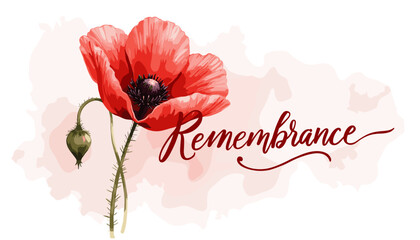 Remembrance Day banner, Remembrance Day poster, Lest We Forget banner, poppy flower design, Armistice Day poster, Veterans Day banner, memorial day remembrance, red poppy poster, military tribute bann