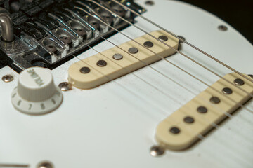 The classic design of a vintage rock and roll guitar, Rock and Roll