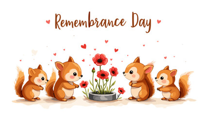 Remembrance Day banner, Remembrance Day poster, Lest We Forget banner, poppy flower design, Armistice Day poster, Veterans Day banner, memorial day remembrance, red poppy poster, military tribute bann