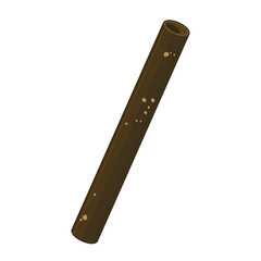 Chocolate wafer rolls cartoon cute design