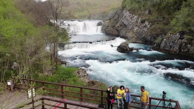 Strbaki buk, 24.5 m high, is the highest and most spectacular waterfall in the National Park and its origin is due to tectonic movements and the formation of travertine deposits.