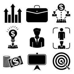 Business and finance icons