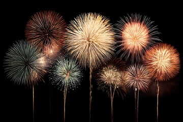 Fireworks Display at Night