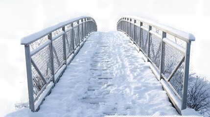 bridge in winter
