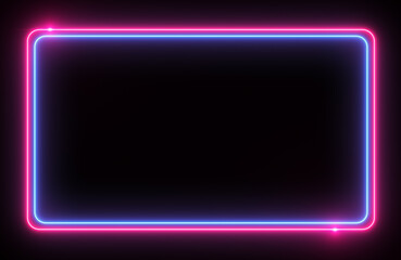 カラフルなネオンの枠の背景