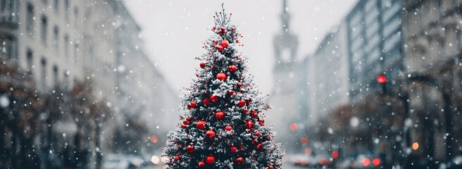 Christmas Tree in the City