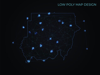 abstract digital networking connectivity vector map design	