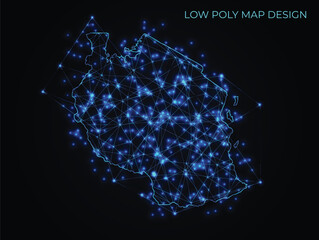 abstract digital networking connectivity vector map design	