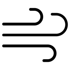 Wind  Icon Element For Design