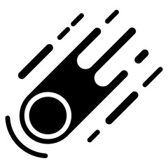 Meteor Shower  Icon Element For Design