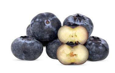 Blueberry isolated on transparent png