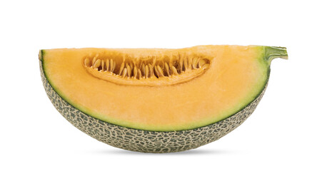 cantaloupe melon isolated on transparent png