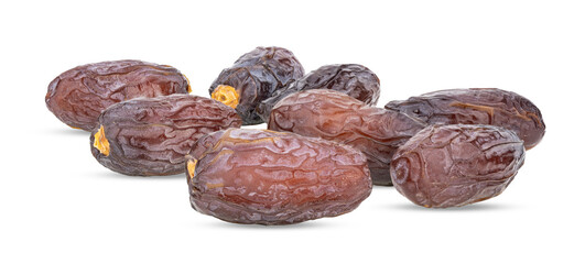 Dried dates fruit isolated on transparent png