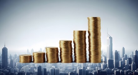 Futuristic Urban Wealth and Financial Growth