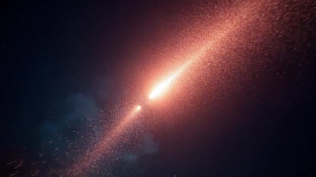 Comet fireworks alpha channel