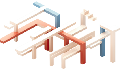 Title: Isometric Wooden Wall Bars Gym Equipment Illustration Isolated on White Background