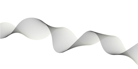 Fototapeta premium Clean silver spoon on a white background with a curved ribbon design