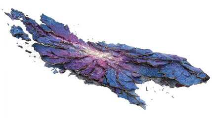 Abstract Galaxy Design With Vibrant Colors