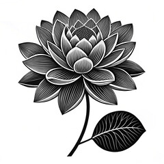 Fototapeta premium vector lotus flower