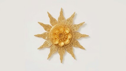 Sun Brooch Pin Drawing Claw clip Non tarnish jewelry sunsun pia Sole meuniere Decorative fan Summer snowflake Impon Hijab everwith Ornament Rosette Pendant Tanning product Bronzing drops Artificial J