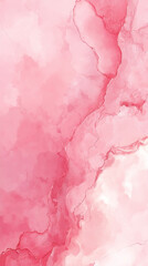 Fototapeta premium Abstract pink watercolor texture background with flowing lines