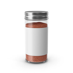 Spice Jar Mockup Perfect for Branding Packaging, isolated on transparent background, 3d Png