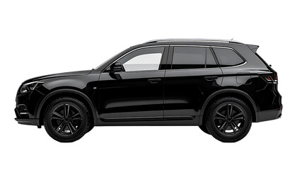 Black SUV side profile