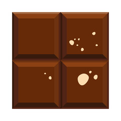 Chocolate bar cartoon cute design