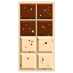 Chocolate bar cartoon cute design