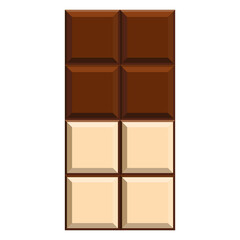 Chocolate bar cartoon cute design