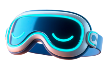 diving mask isolated on white