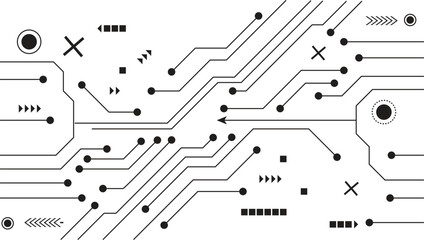 abstract elements technology background 2