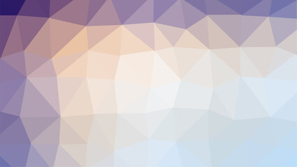 Abstract Geometric Polygonal Background - A Low Poly Mosaic with a Smooth Gradient of Pastel Tones for a Modern Design