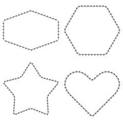 Delicate Snowflake Frame Set 