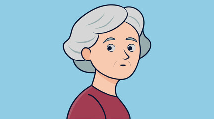 Elderly Woman, Senior Character, Cartoon Elder, Aging Gracefully, Cartoon Wisdom, Elderly Art, Senior Style, Aging Portrait, Wise Character, Cartoon Experience

