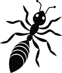 black spider cartoon